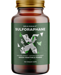 BrainMax Sulforaphane 35 mg, Sulforafan, 100 rostlinných kapslí