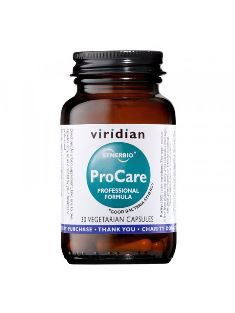 Viridian Synerbio ProCare (Probiotikum), 30 kapslí - EXPIRACE 10/2024