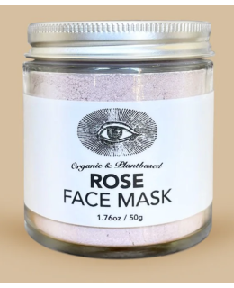 Anima Mundi Rose Face Mask, pleťová maska na obličej z růže, prášek, 50 g