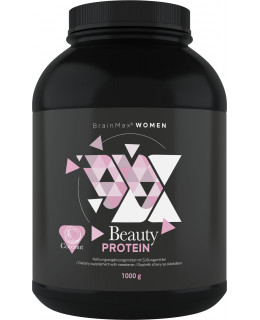 BrainMax Women Beauty Protein, protein pro ženy s kolagenem, keratinem a vitamíny, 1000 g