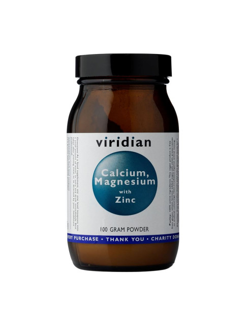 Viridian Calcium Magnesium with Zinc (Vápník, Hořčík a Zinek), 100 g