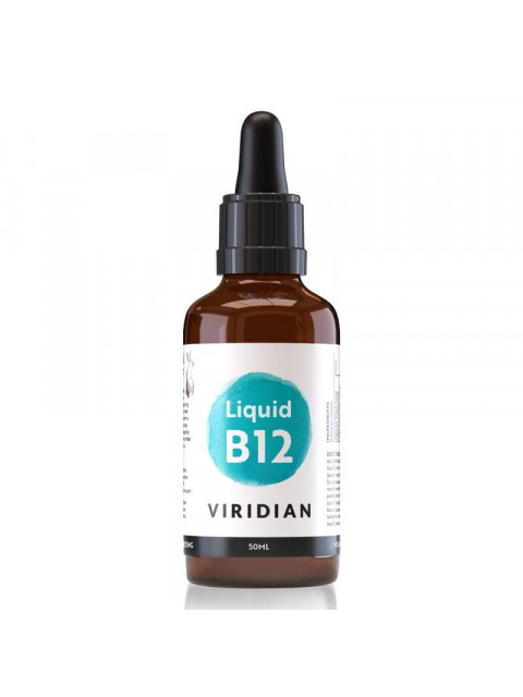 Viridian Liquid Vitamin B12, 500 µg, 50 ml