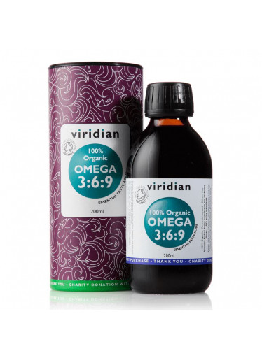 Viridian Omega 3:6:9 Oil Organic, 200 ml