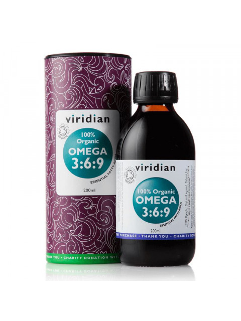 Viridian Omega 3:6:9 Oil Organic, 200 ml