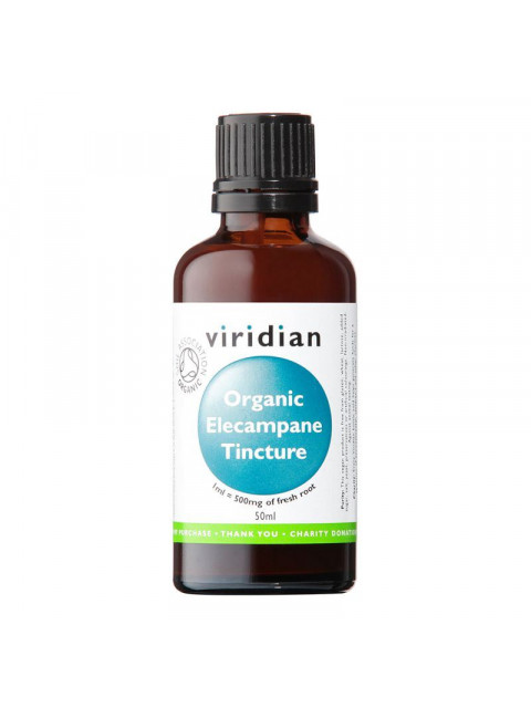 Viridian Elecampane Tincture (Oman pravý - Tinktura) Organic, 50 ml