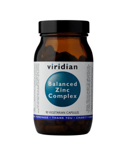 Viridian Balanced Zinc Complex (Chelatovaná forma zinku), 90 kapslí - EXPIRACE 1/2025