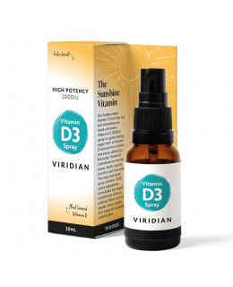 Viridian Vitamin D3, 2000 iu, Spray, 20 ml