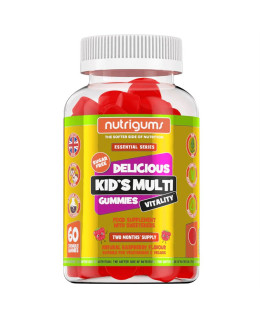 Nutrigums Kids Multi Vitality, multivitamín pro děti, 60 želé bonbónů