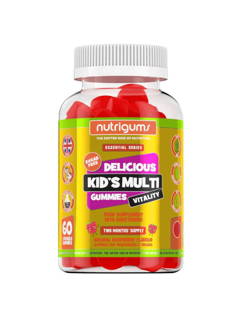 Nutrigums Kids Multi Vitality, multivitamín pro děti, 60 želé bonbónů