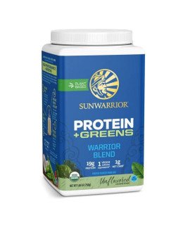 Sunwarrior Warrior Blend Organic Protein + Greens, bez příchuti, 750 g