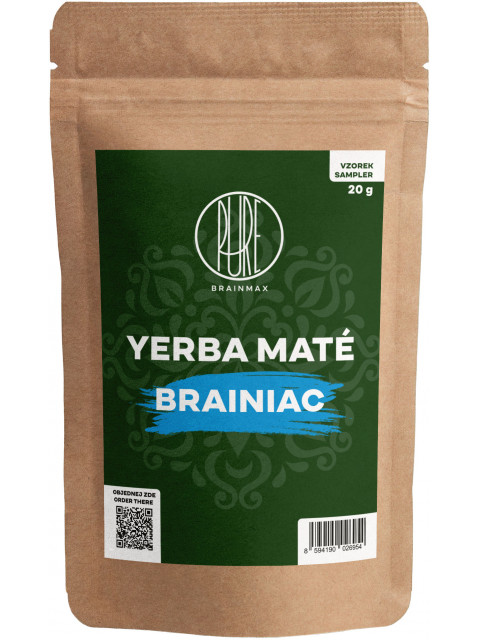 BrainMax Pure Yerba Maté, Brainiac - sampler 20 g