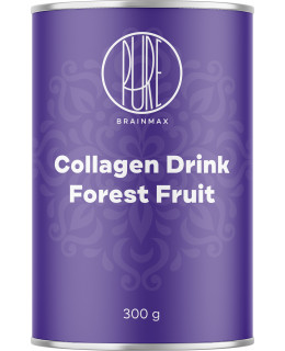 BrainMax Pure Collagen Drink, kolagen nápoj, lesní ovoce 300 g