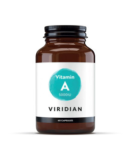 Viridian Nutrition Vitamin A 5000IU 60 kapslí