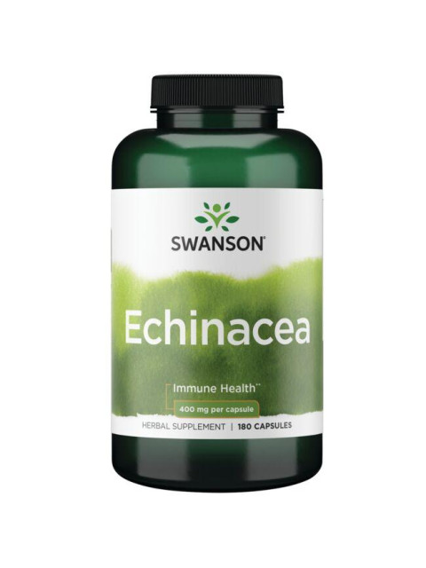 Swanson Echinacea (Třapatka nachová), 400 mg, 180 kapslí