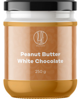 BrainMax Pure Peanut Butter White Chocolate (arašídové máslo s bílou čokoládou) 250 g