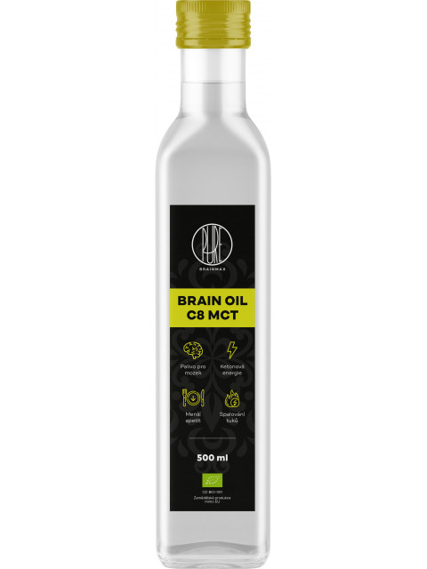 BrainMax Pure Brain MCT Oil C8 BIO, 500 ml