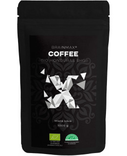 BrainMax Coffee Káva Honduras SHG, mletá, BIO, 1000 g