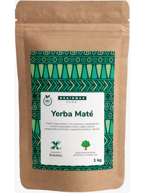 BrainMax Pure Organic Yerba Maté, 1000 g