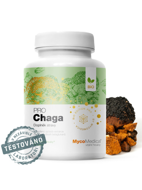 MycoMedica - Chaga PRO, 90 rostlinných kapslí