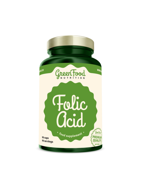 GreenFood Folic Acid 90 kapslí