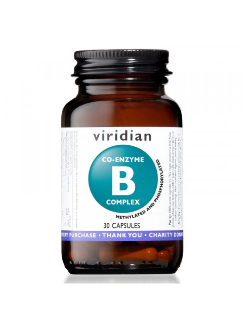 Viridian Co-enzyme B Complex, 30 kapslí