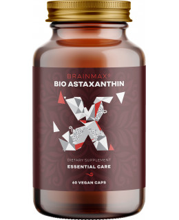 BrainMax Astaxanthin BIO, 8 mg, 60 rostlinných kapslí