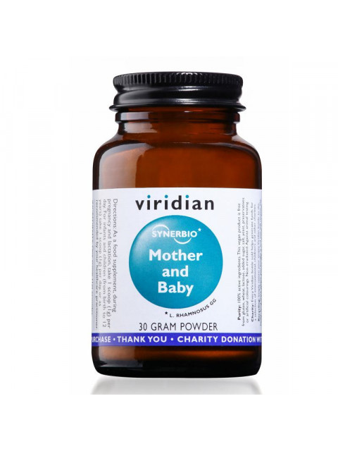 Viridian Synerbio Mother and Baby (Probiotika pro maminky a děti), 30 g