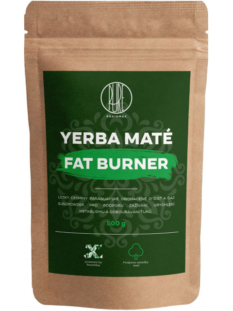 BrainMax Pure Organic Yerba Maté - Fat Burner, 500 g