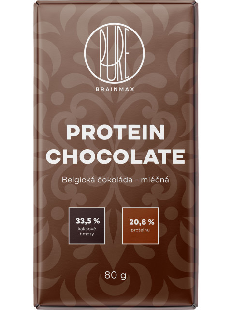 BrainMax Pure Protein chocolate mléčná, 80 g