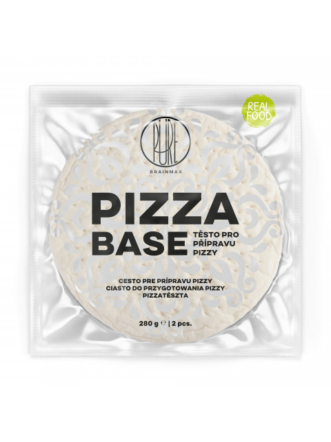 BrainMax Pure Pizza Base, hotové těsto na pizzu z Itálie, 2 ks