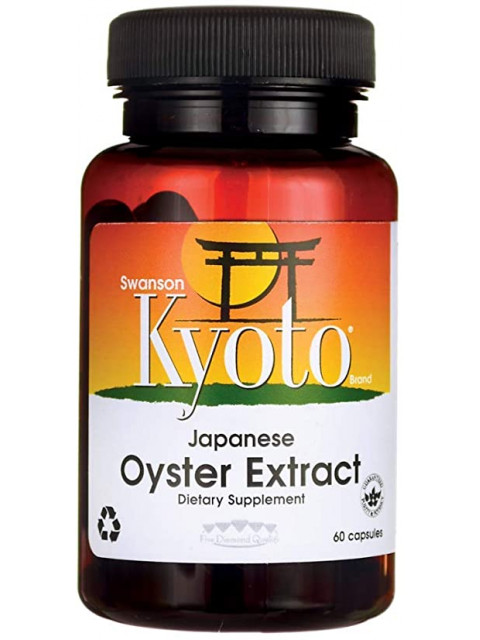 Swanson Oyster Extract (extrakt z ústřice), 100% přírodní, 500 mg, 60 kapslí