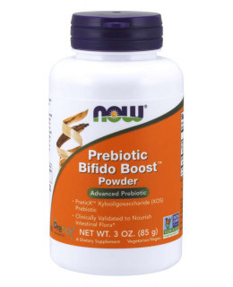 NOW Prebiotic Bifido Boost Powder (Prebiotika, prášek), 85g