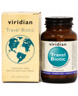 Viridian Travel Biotic (Cestovní probiotika), 30 kapslí