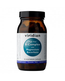 Viridian High Five B Complex with Magnesium Ascorbate, 90 kapslí