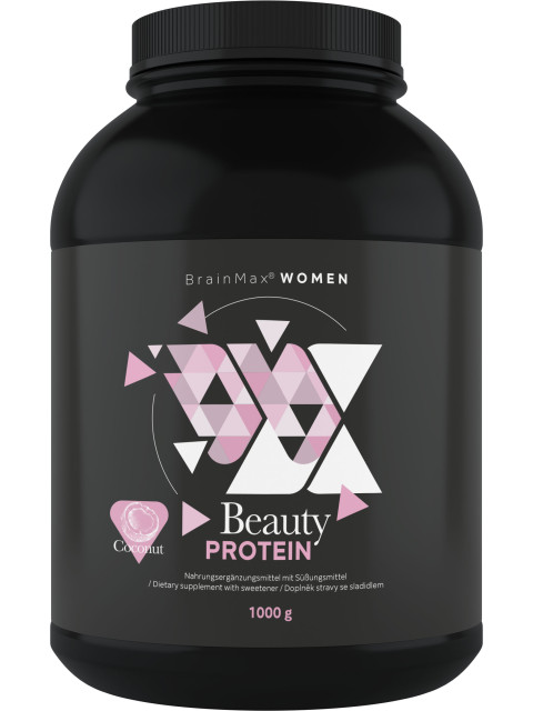 BrainMax Women Beauty Protein, protein pro ženy s kolagenem, keratinem a vitamíny, 35 g, 1 dávka