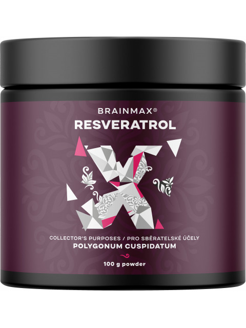 BrainMax Resveratrol Powder, resveratrol prášek, 100 g