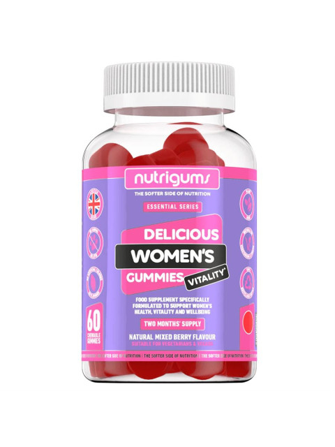 Nutrigums Womens Vitality, ženská vitalita, 60 želé bonbónů