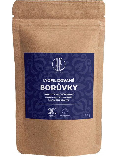 BrainMax Pure Lyofilizované borůvky, 45 g