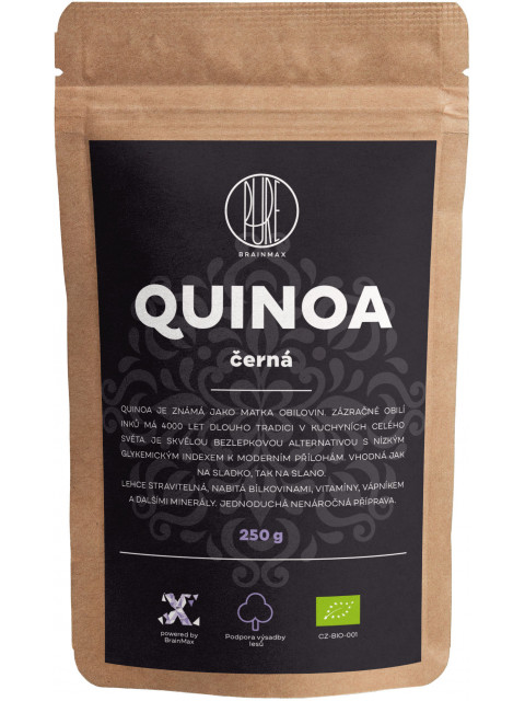 BrainMax Pure Quinoa BIO - černá, 250 g