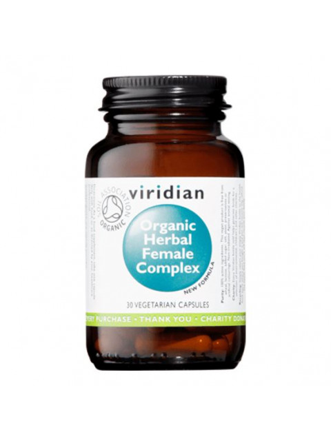 Viridian Herbal Female Complex Organic, 30 kapslí