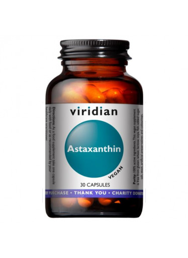 Viridian Astaxanthin, 30 kapslí