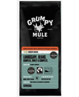 Grumpy Mule - BIO Espresso zrnková káva Arabica, 1 kg