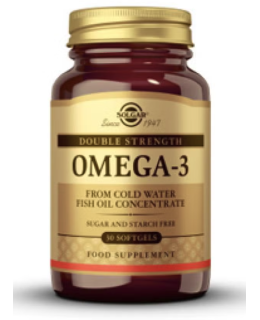 Solgar Omega-3 Fish Oil, Omega-3 z rybího oleje, 30 softgel kapslí