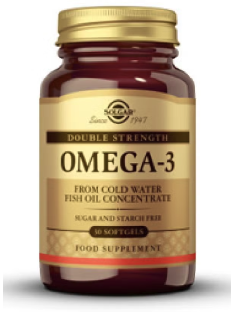 Solgar Omega-3 Fish Oil, Omega-3 z rybího oleje, 30 softgel kapslí