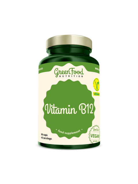 GreenFood Vitamin B12 90 kapslí