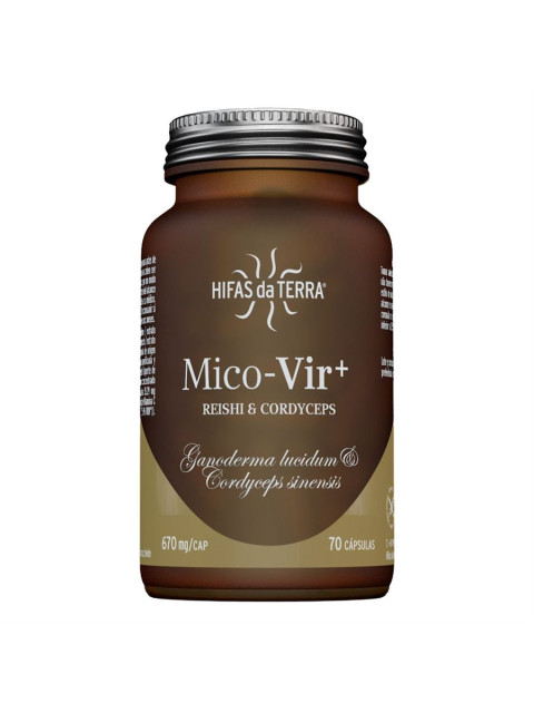 Hifas da Terra Mico-Vir+, Reishi a Cordyceps, 70 kapslí