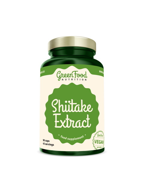 GreenFood Shiitake extract 120 kapslí