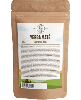 BrainMax Pure Yerba Maté, Guarana & Acai, 500 g