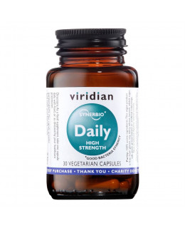 Viridian Synerbio Daily High Strength (Směs probiotik a prebiotik), 30 kapslí