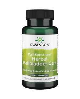 Swanson Full Spectrum Herbal Gallbladder (péče o žlučník), 60 kapslí